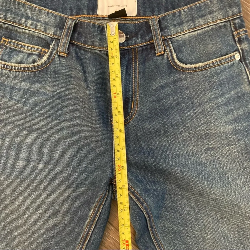 Current/Elliott Dark Blue Boot Cut Jeans - Picture 12 of 13